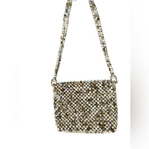 RACHEL ASHWELL Marble Beaded 2-way Handbag